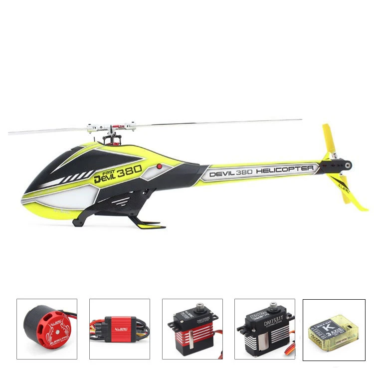 ALZRC Devil 380 3D 6CH FAST FBL RC Helicopter Combo (Yellow) 3 ALZRC Devil 380 3D 6CH FAST FBL RC Helicopter Combo (Yellow)