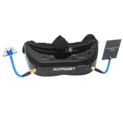 2019 New Aomway Commander V1S Diversity 3D FPV Goggles W/ DVR