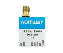 Aomway TX001 5.8G 40CH 0mw/25mw/200mw/600mw Power Switchable Transmitter
