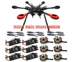 ARRIS M700 Carbon Fiber Foldable Hexacopter Super Combo