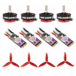 EMAX RS2306 Motor+Arm32 35A ESC+T5045C Prop 3-6S Power Combo For FPV Racing Drones