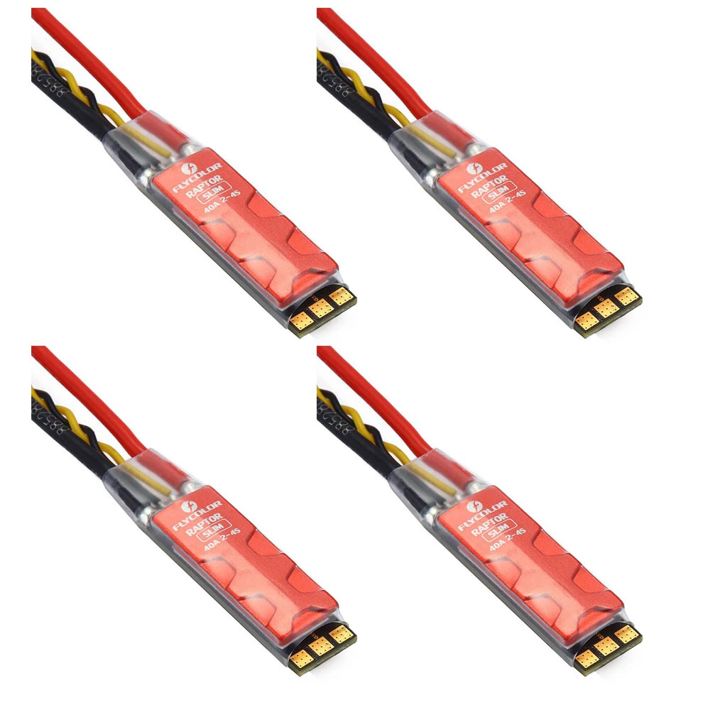 Flycolor Raptor Slim 40A 2-4S BLHeli_S Dshot600 ESC For FPV Racing Drones (4PCS) 3 Flycolor Raptor Slim 40A 2-4S BLHeli_S Dshot600 ESC For FPV Racing Drones (4PCS)