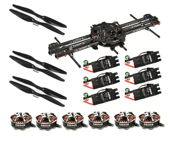 TAROT FY680 Carbon Fiber Hexa-copter Super Combo (Not Assembled) 3 TAROT FY680 Carbon Fiber Hexa-copter Super Combo (Not Assembled)