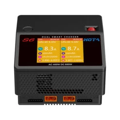 HOTA S6 AC400W DC650W 15A Dual Channel Smart Battery Charger For 1-6S Battery