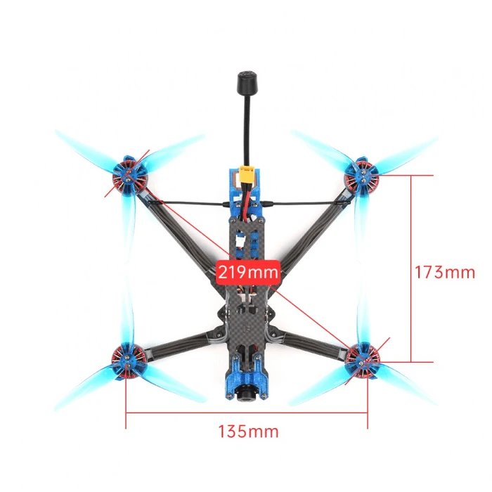 IFlight Chimera5 5'' DC LR 4S Analog FPV Racing Drone Quadcopter BNF 7 IFlight Chimera5 5'' DC LR 4S Analog FPV Racing Drone Quadcopter BNF - Image 5