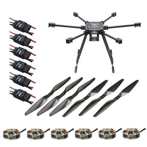 Lji ZD850 6-Axis 850mm Carbon Fiber Umbrella Folding Hexacopter Super Combo (Not Assembled) 3 Lji ZD850 6-Axis 850mm Carbon Fiber Umbrella Folding Hexacopter Super Combo (Not Assembled)