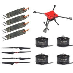 Tarot 4 Axis 770mm RC Quadcopter Horizontal Folding Drone TL4Q770 Super Combo (Not Assembled)