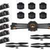 Tarot TL810A Carbon Fiber Hexa-copter Super Combo (Not Assembled) -Drone Supply Store tarot tl810a carbon fiber hexa copter super combo not assembled 35