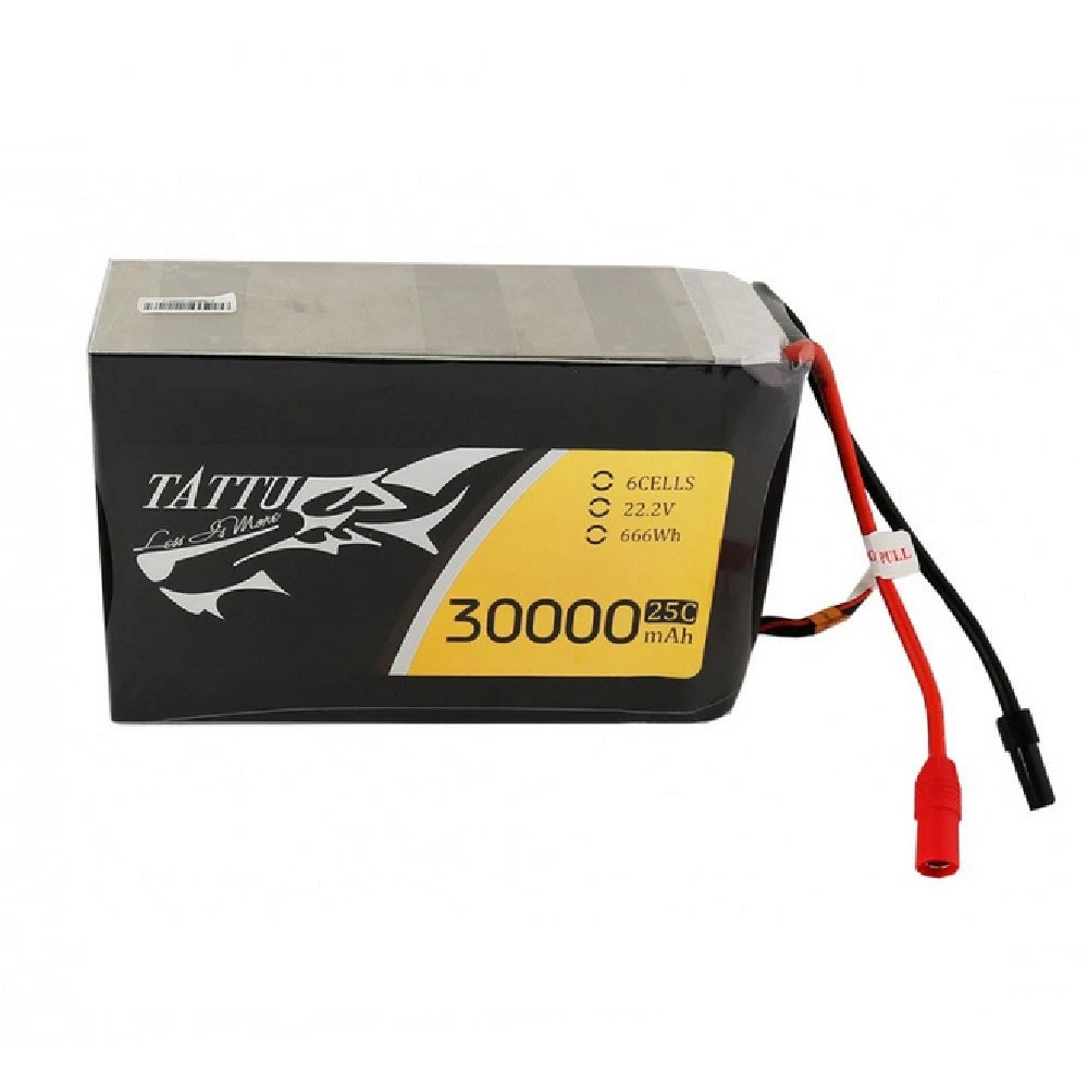 Tattu 22.2V 30000mAh 25C 6S1P Lipo Battery Pack With AS150+XT150 Plug 6 Tattu 22.2V 30000mAh 25C 6S1P Lipo Battery Pack With AS150+XT150 Plug - Image 4