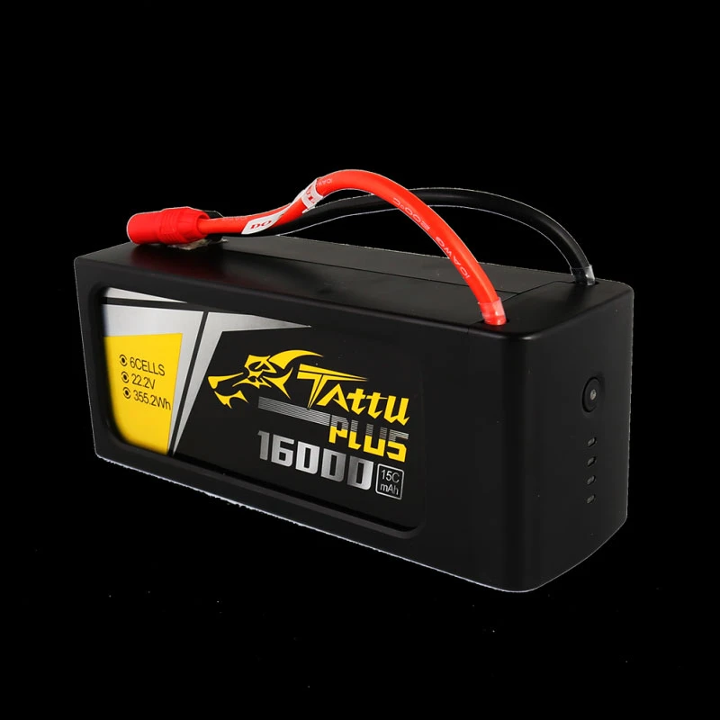 Tattu Plus 16000mAh 6S 15C 22.2V Lipo Battery Pack With AS150+XT150 Plug 3 Tattu Plus 16000mAh 6S 15C 22.2V Lipo Battery Pack With AS150+XT150 Plug